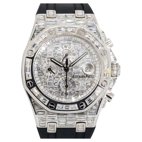 audemars piguet gold with diamonds|audemars piguet full diamond price.